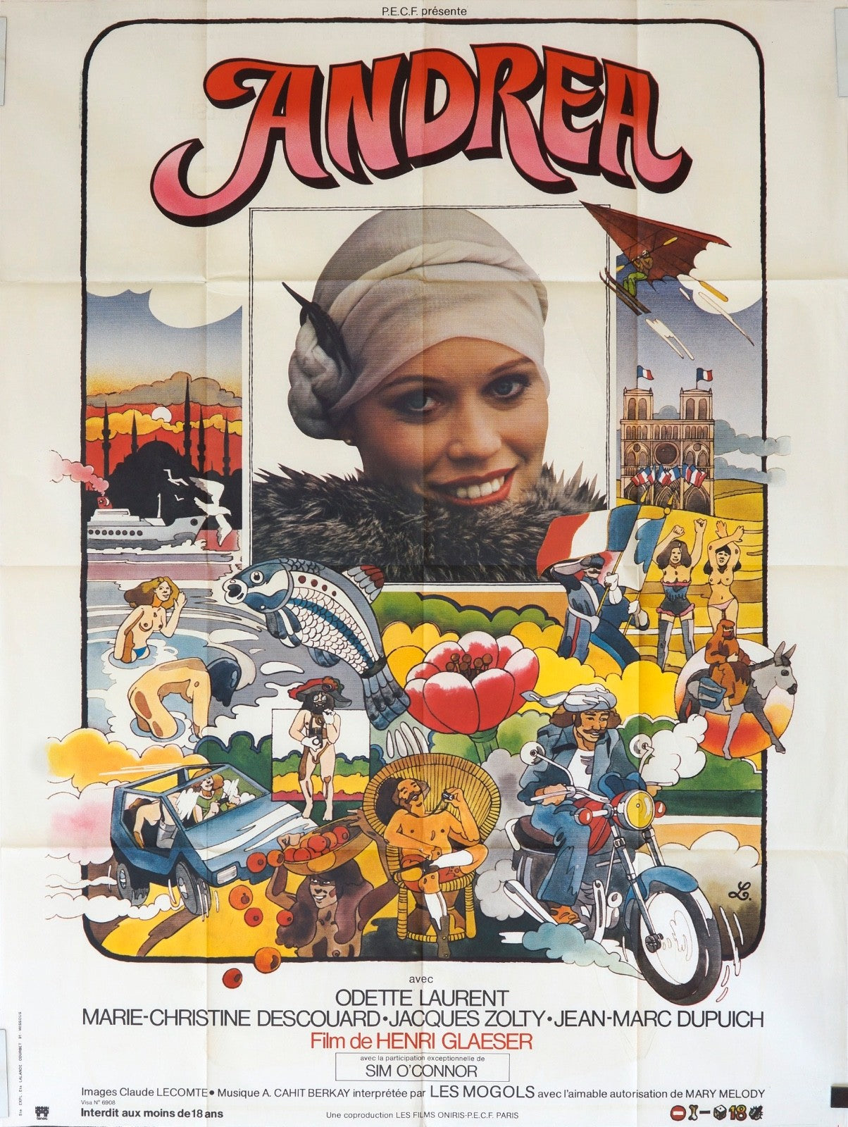 ANDREA ODETTE LAURENT movie poster ORIGINAL 120x16