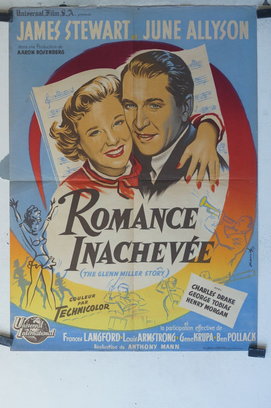 ROMANCE INACHEVEE MOVIE POSTER ORIGINAL (60X80) James Stewart , June Allyson 