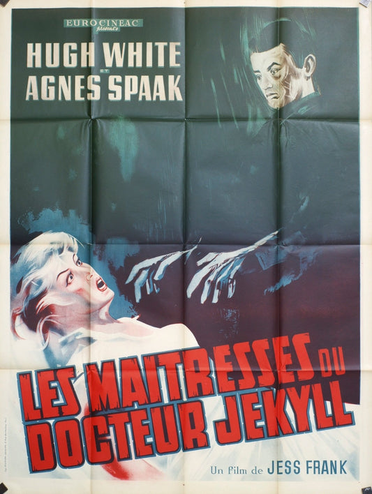 LES MAITRESSE DU DR JEKYLL HUGH WHITE MOVIE POSTER ORIGINAL 120x160