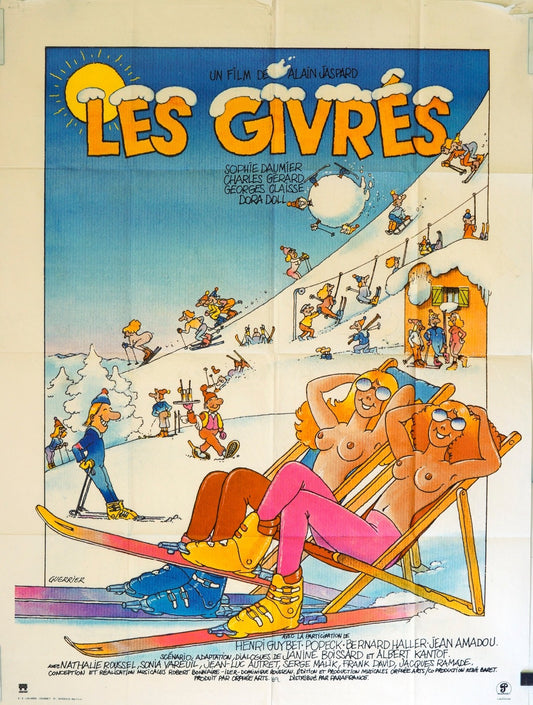 LES GIVRÉS SOPHIE DAUMIER  MOVIE POSTER ORIGINAL 120x160