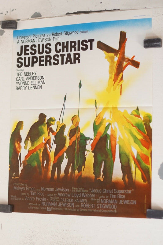 JESUS CHRIST SUPERSTAR (poster belge) ORIGINAL 30x55 Norman Jewison 
