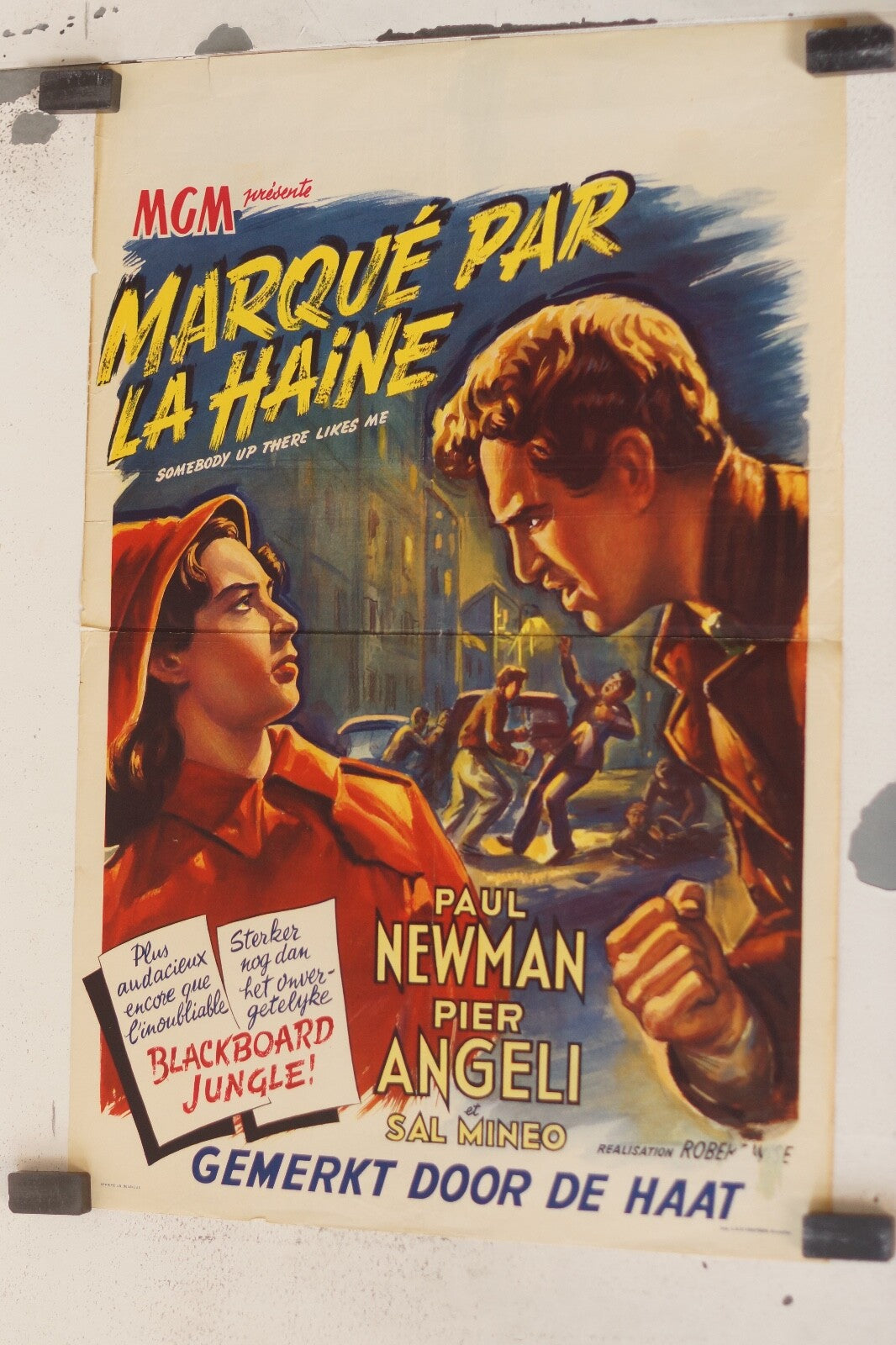 MARQUE PAR LA HAINE (Belge) ORIGINAL 30x55