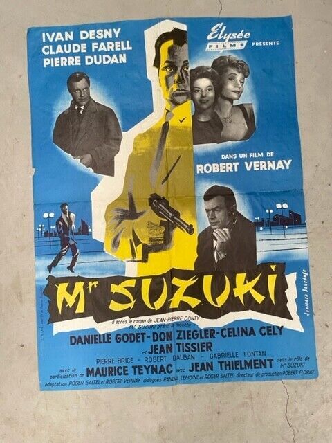 MR SUZUKI MOVIE POSTER ORIGINAL 60x80 IVAN DESNY