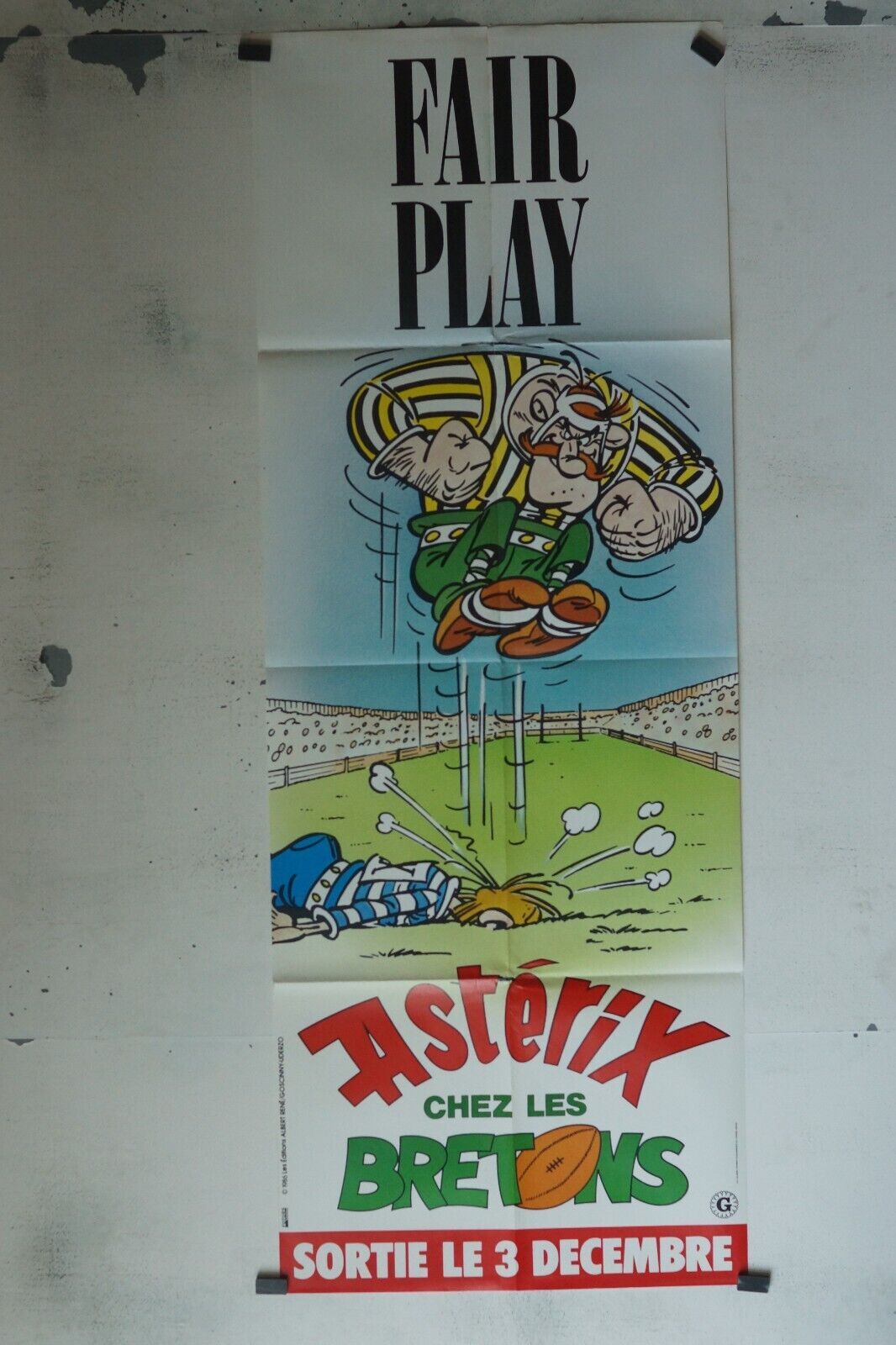 ASTÉRIX CHEZ LES BRETONS (60x160) MOVIE POSTER ORIGINAL