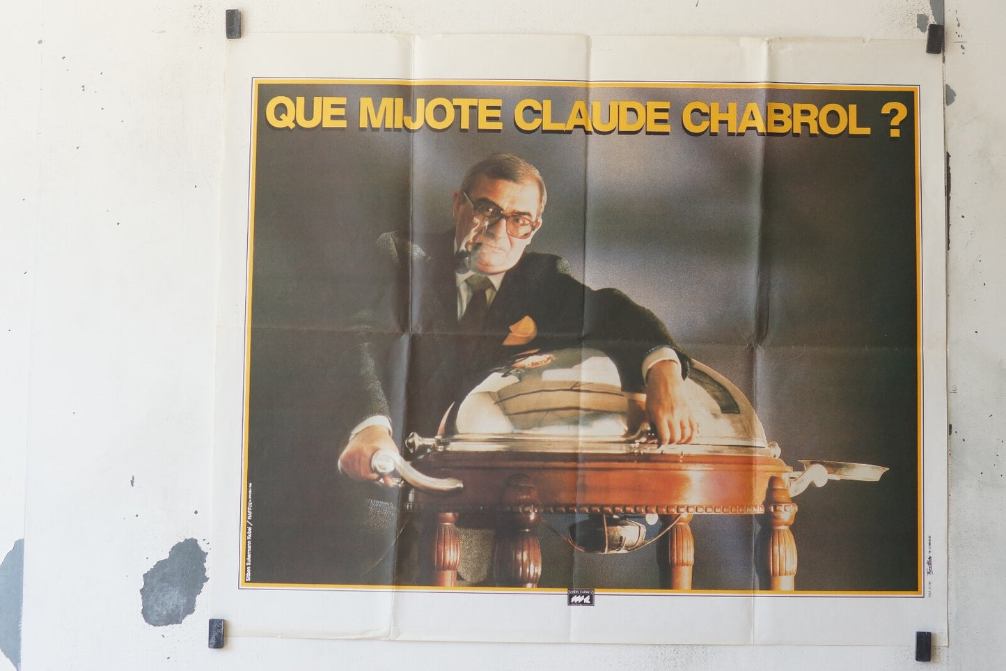 QUE MIJOTE CLAUDE CHABROL ? ORIGINAL POSTER 70x100 CLAUDE CHABROL