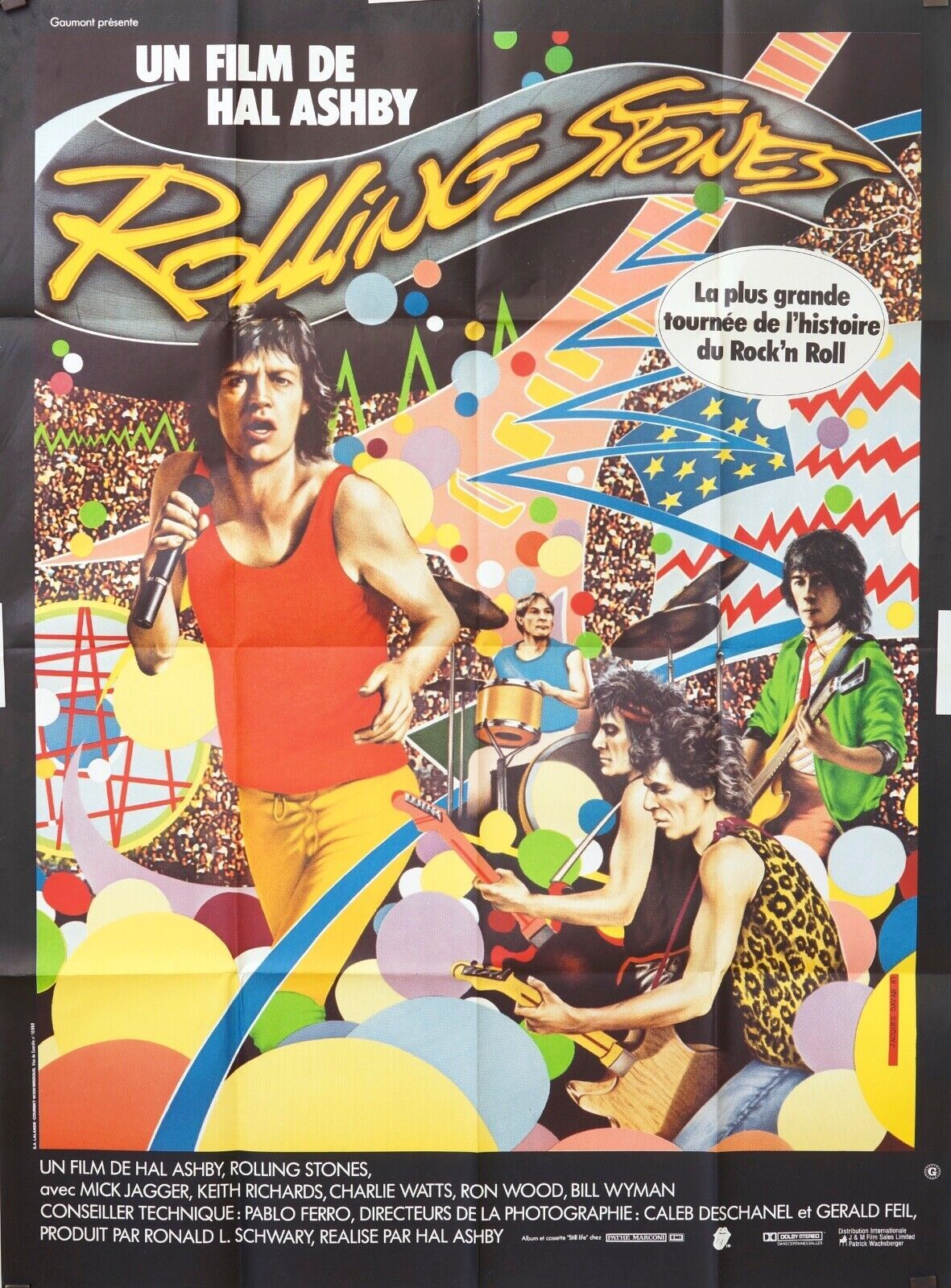 ROLLING STONE ORIGINAL MOVIE POSTER 120x160 HAL ASHBY