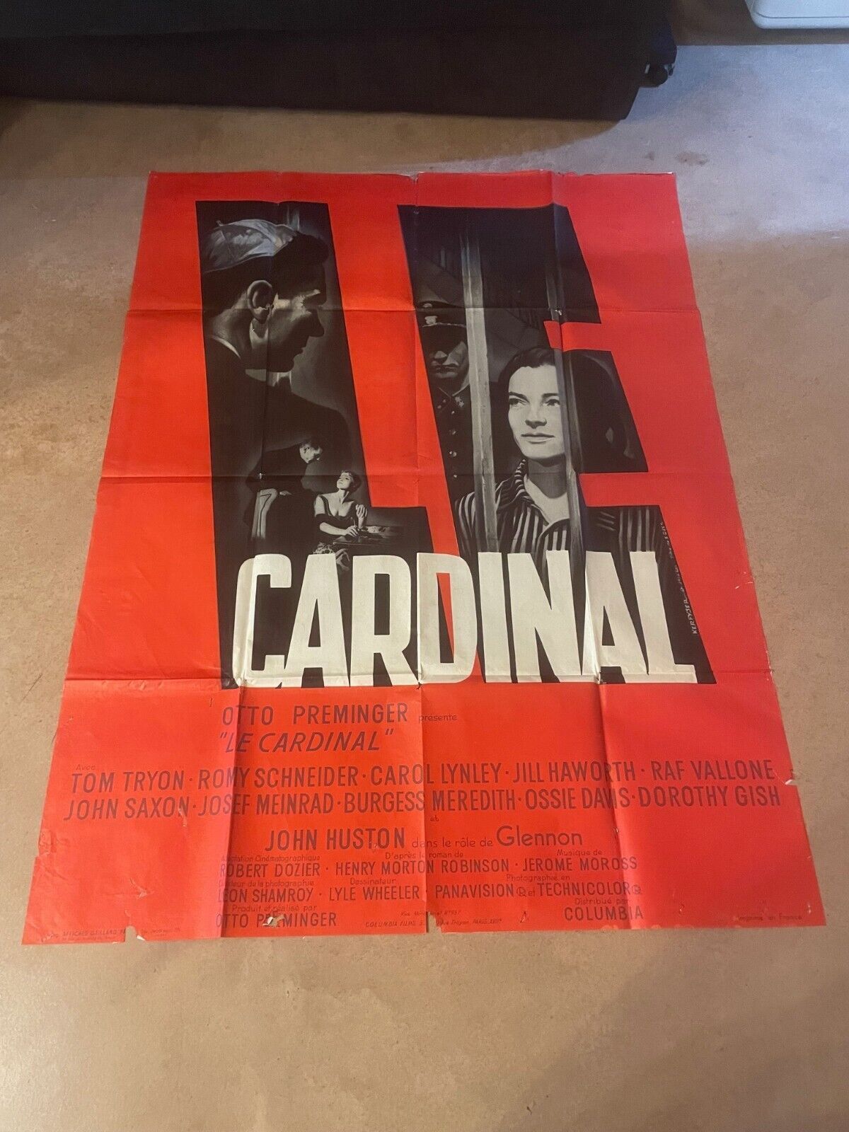 LE CARDINAL ORIGINAL MOVIE POSTER 120x160 OTTO PROMINGER