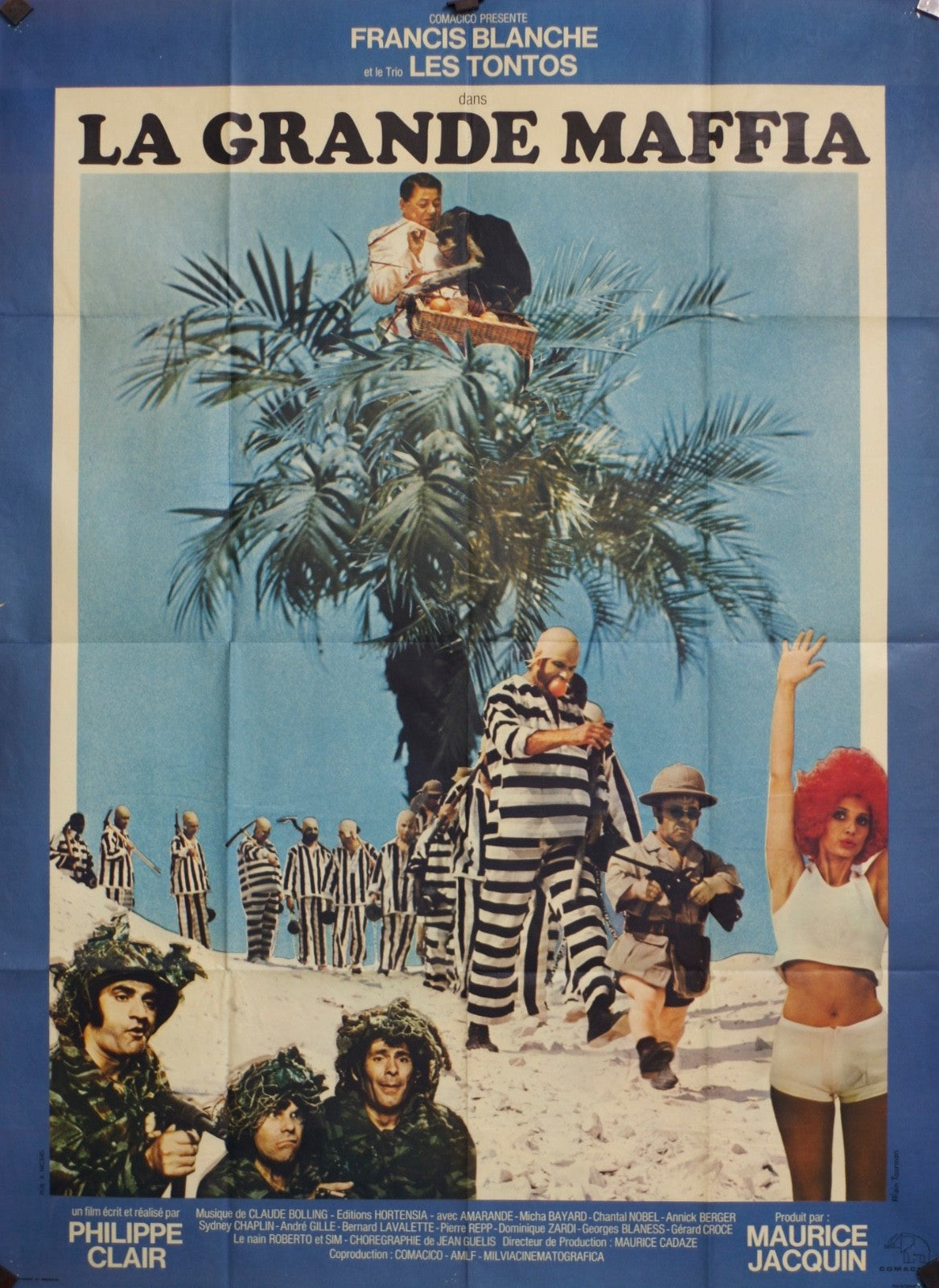 LA GRANDE MAFFIA FRANCIS BLANCHE  poster ORIGINAL 120x160