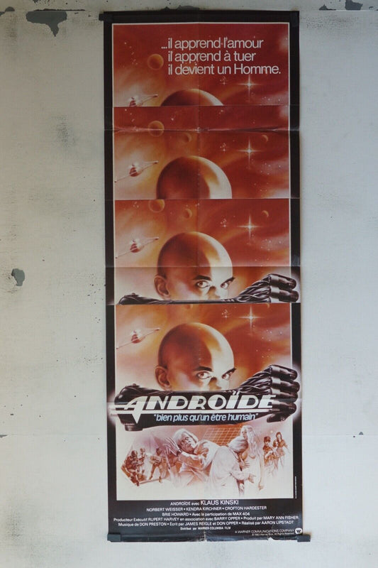 ANDROÏDE POSTER ORIGINAL 60x160 KLAUS KINSKI