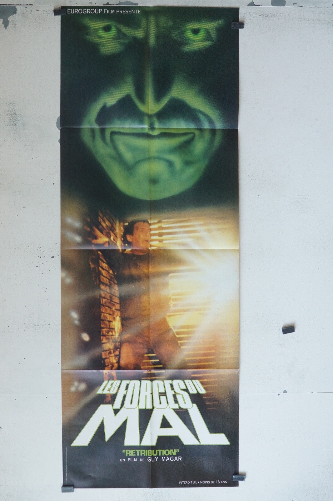 LES FORCES DU MAL ORIGINAL POSTER (60X160) GUY MAGAR