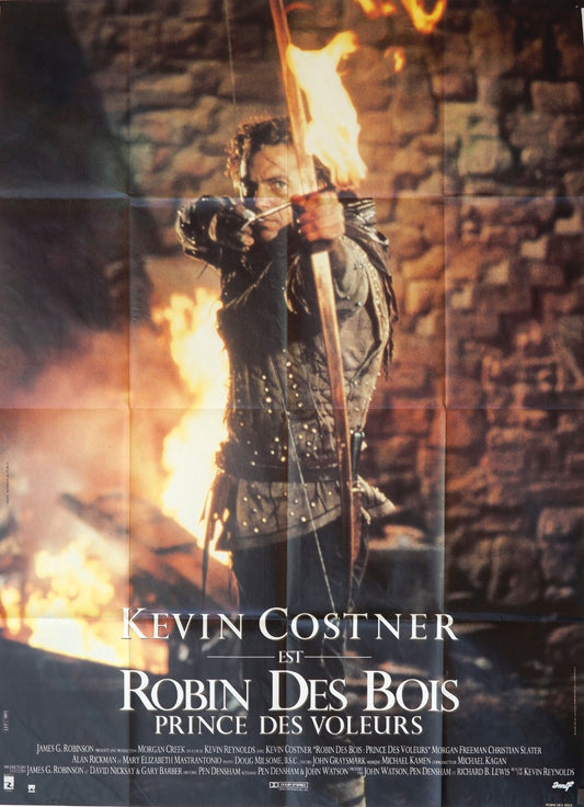 ROBIN DES BOIS PRINCE DES VOLEURS KEVIN COSTNER ORIGINAL POSTER ORIGINAL 120x160