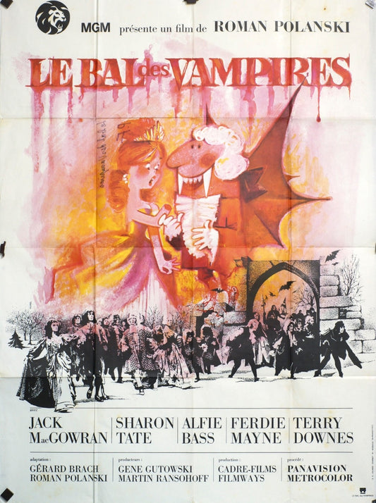 LE BAL DES VAMPIRES JACK MacGOWRAN MOVIE POSTER ORIGINAL 120x160
