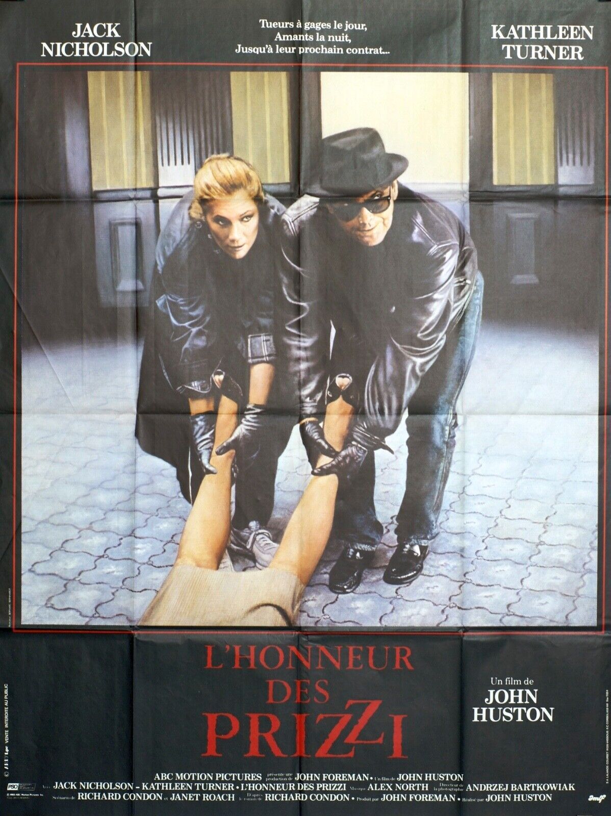 L’HONNEUR DES PRIZZI ORIGINAL MOVIE POSTER 120x160 JACK NICHOLSON