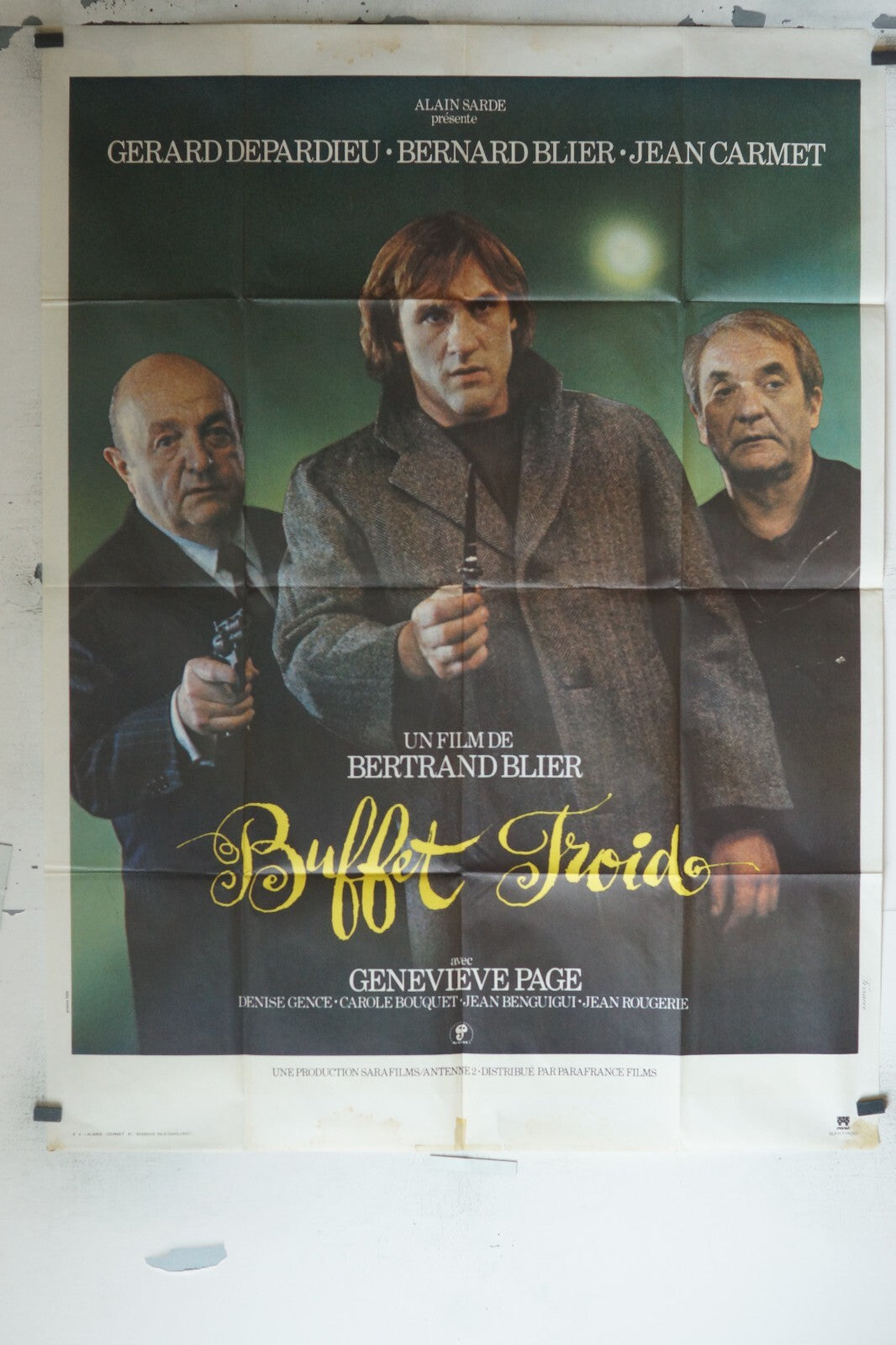 BUFFET FROID MOVIE POSTER ORIGINAL 120x160 GERARD DEPARDIEU