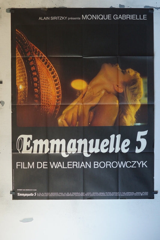 EMMANUELLE 5 POSTER ORIGINAL120x160 WALERIAN BOROWCZYK
