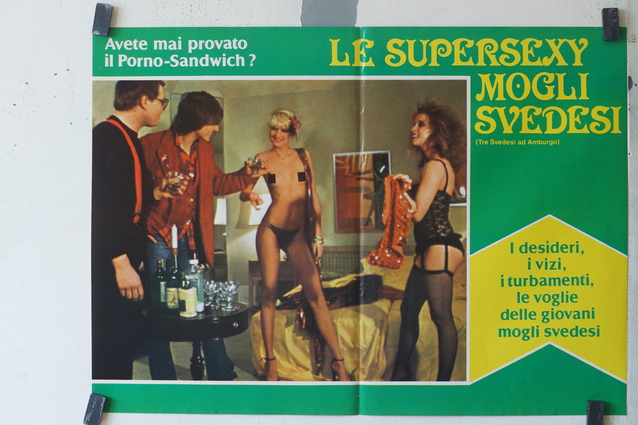 SUPERSEXY MOGLI SVEDESI ORIGINAL MOVIE POSTER 60x67 Uta Koepke 