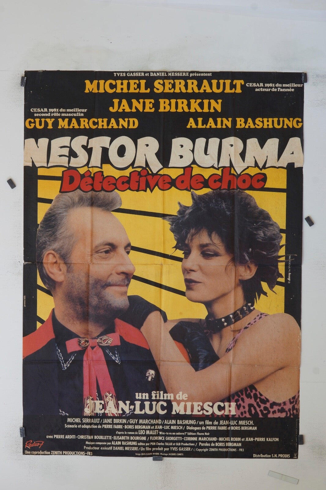 NESTOR BURMA – DÉTECTIVE DE CHOC POSTER ORIGINAL 120x160