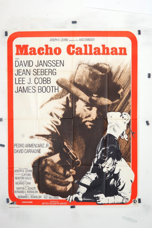 MACHO CALLAHAN DAVID JANSSEN MOVIE POSTER ORIGINAL 120x160