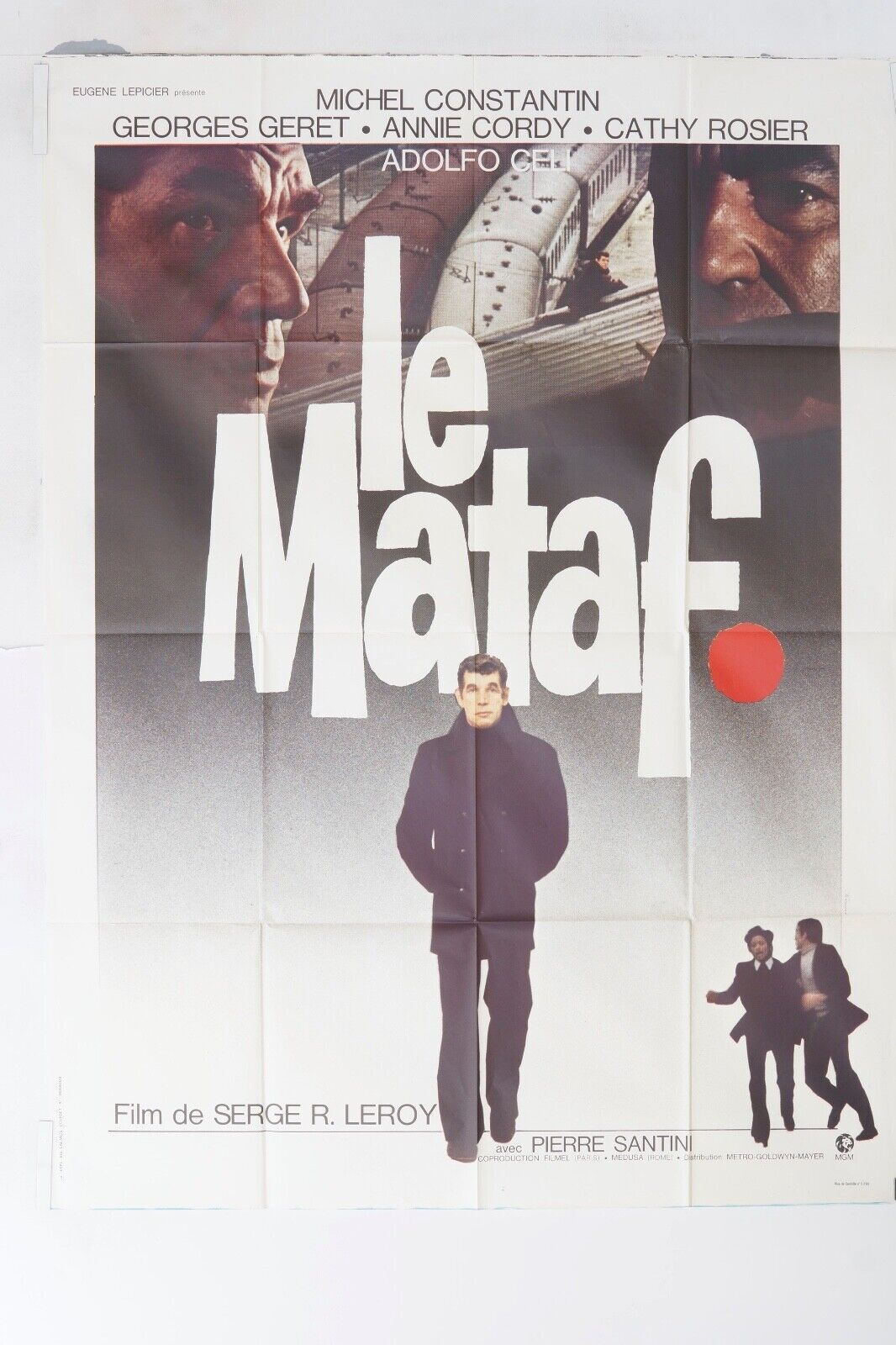 LE MATAF MOVIE POSTER ORIGINAL 120x160 MICHEL CONSTANTIN