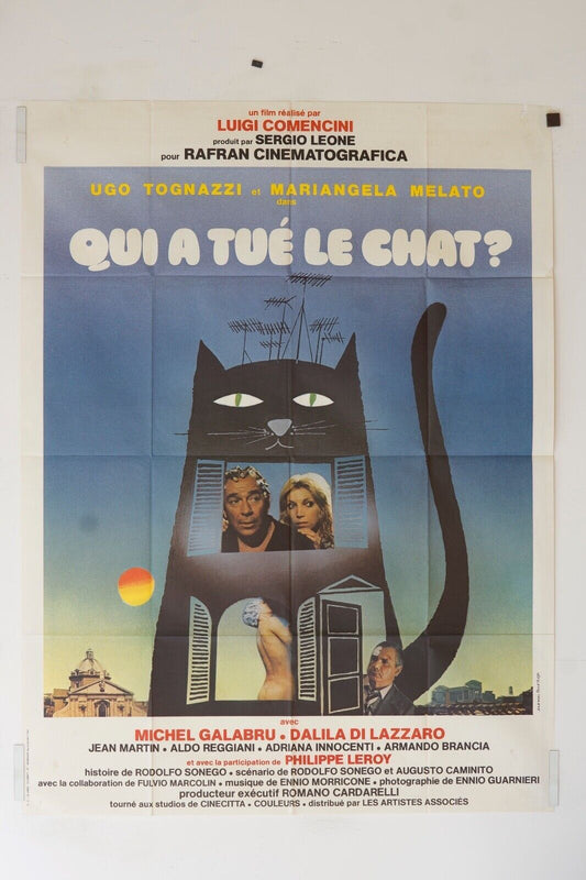 QUI A TUÉ LE CHAT ? POSTER (120X160) UGO TOGNAZZI