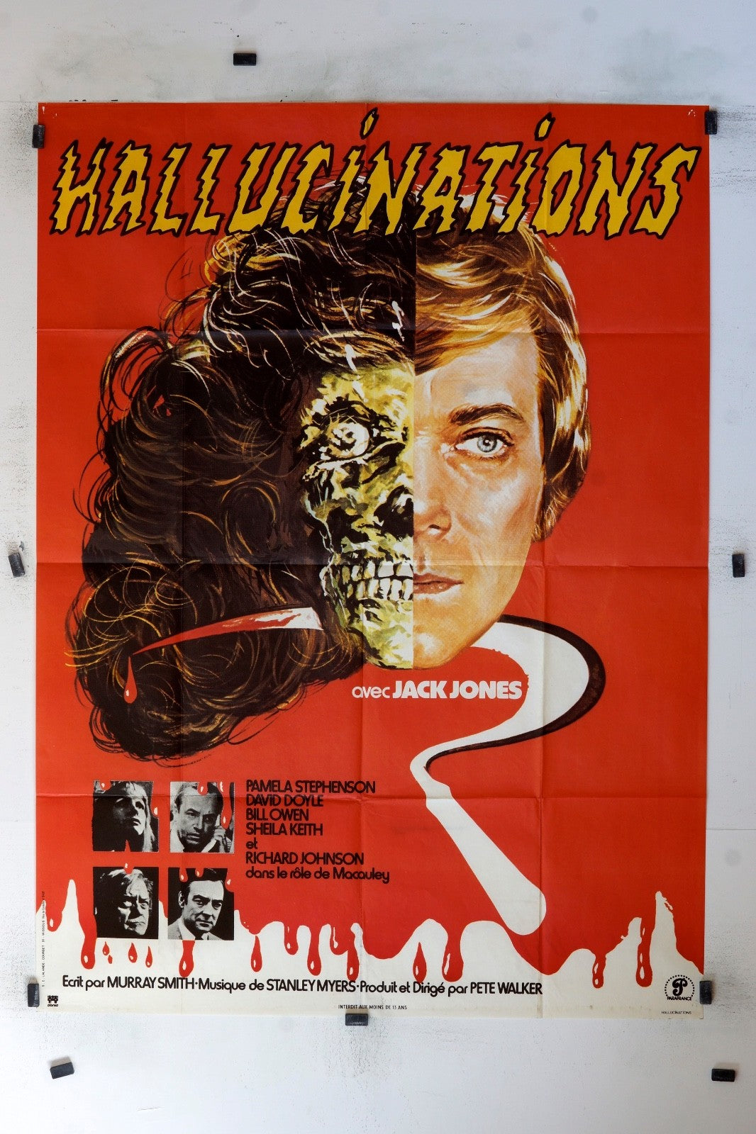 HALLUCINATION JACK JONES ORIGINAL MOVIE POSTER 120x160