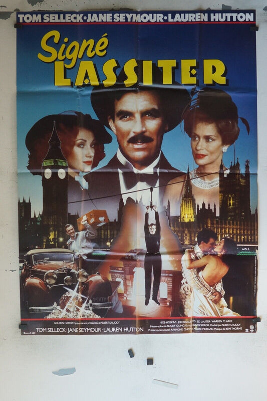 SIGNÉ LASSITER MOVIE POSTER ORIGINAL (120x160) TOM SELLECK