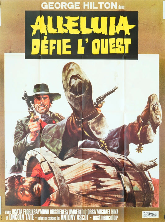 ALLELUIA DEFIE DE L’OUEST MOVIE POSTER ORIGINAL 120x160 GEORGE HILTON