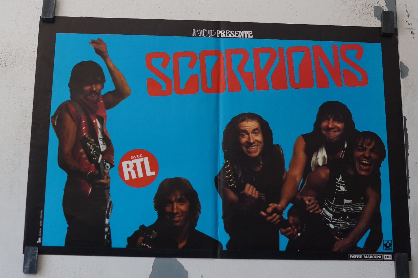 SCORPIONS, CONCERT ORIGINAL POSTER (40X60)
