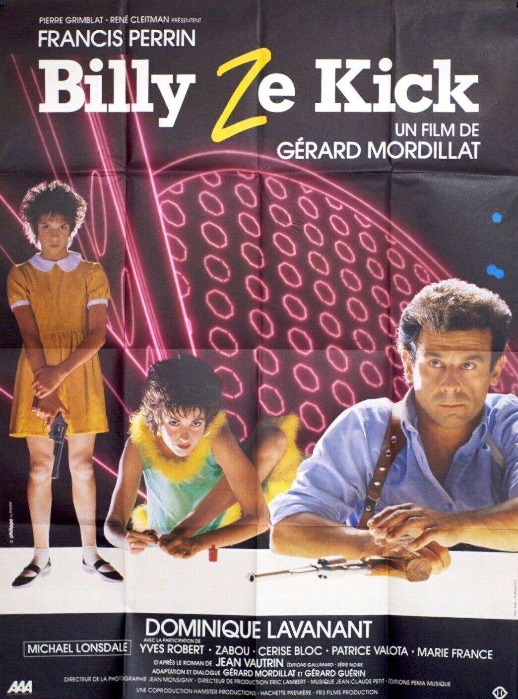BILLY ZE KICK MOVIE POSTER ORIGINAL 120x160 FRANCIS PERRIN