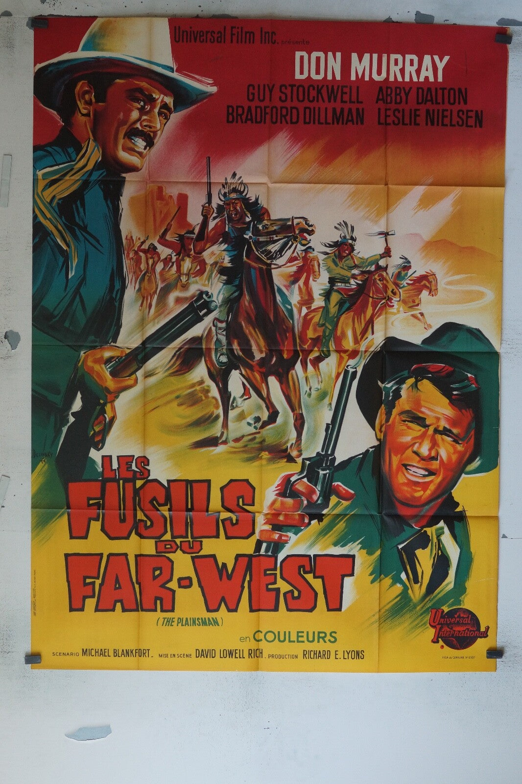 LES FUSILS DU FAR WEST ORIGINAL120x160 DON MURRAY