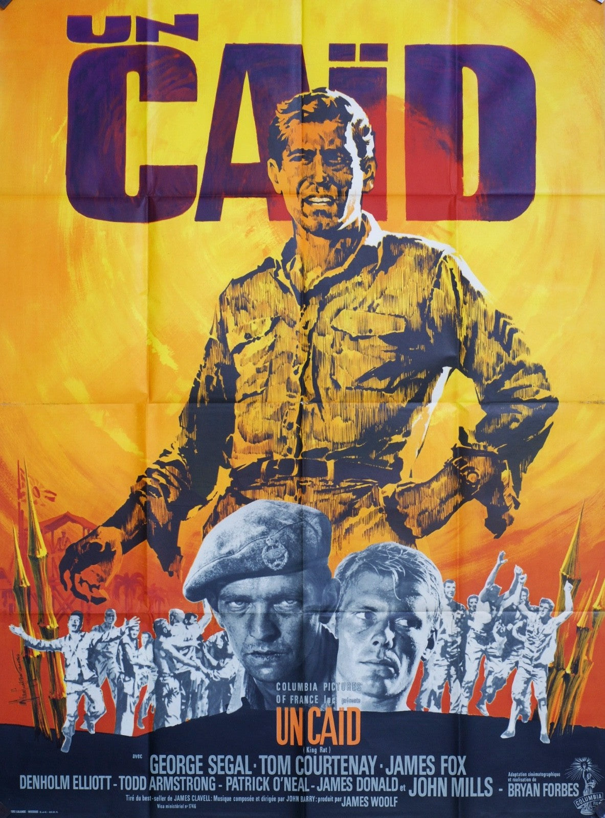 UN CAID GEORGE SEGAL movie poster ORIGINAL 120x160