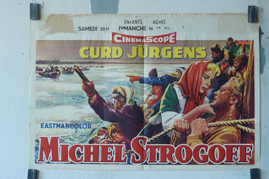 MICHEL STROGOFF MOVIE POSTER BELGIAN 37X58 CURD JURGENS