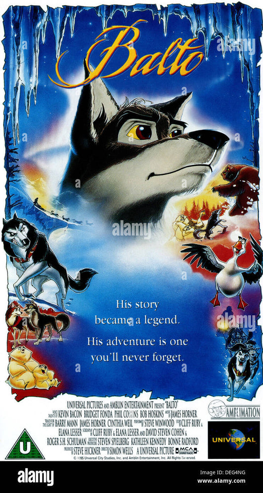 BALTO MOVIE POSTER ORIGINAL 120x160, Simon Wells 