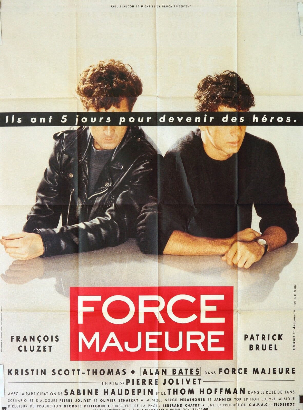 FORCE MAJEURE MOVIE POSTER ORIGINAL 120x160 FRANCOIS CLUZET