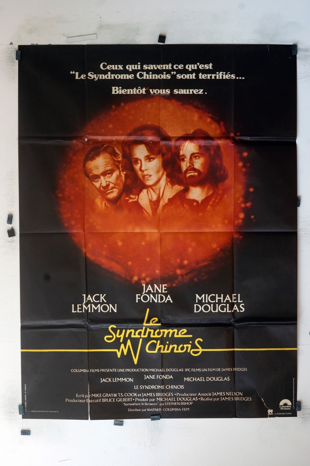 LE SYNDROME CHINOIS  JANE FONDA MOVIE POSTER ORIGINAL (120x160)