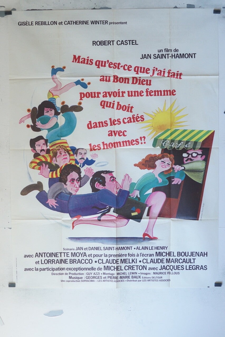 MAIS QU’EST-CE QUE J’AI FAIT AU BON DIEU .... ORIGINAL MOVIE POSTER 120x160