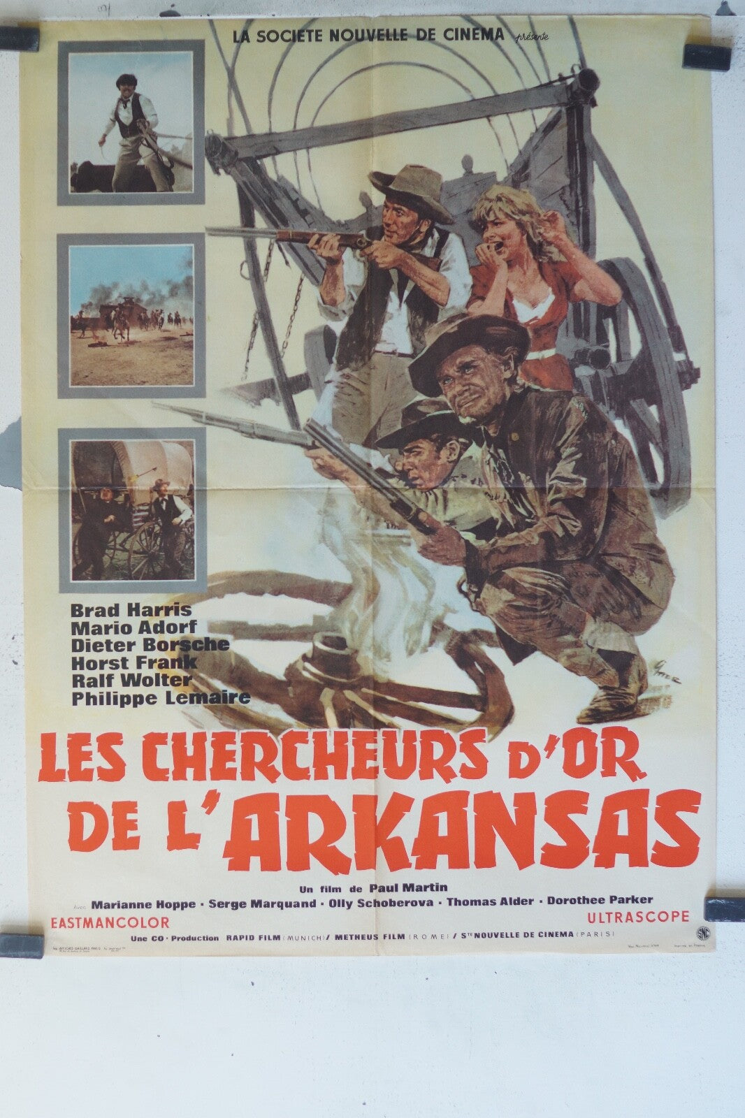 CHERCHEURS D’OR DE L’ARKANSAS (LES) POSTER ORIGINAL (60X80) Mario Adorf 