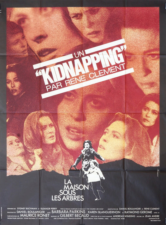 UN KIDNAPPING MOVIE POSTER ORIGINAL (120X160)   RENÉ CLÉMENT