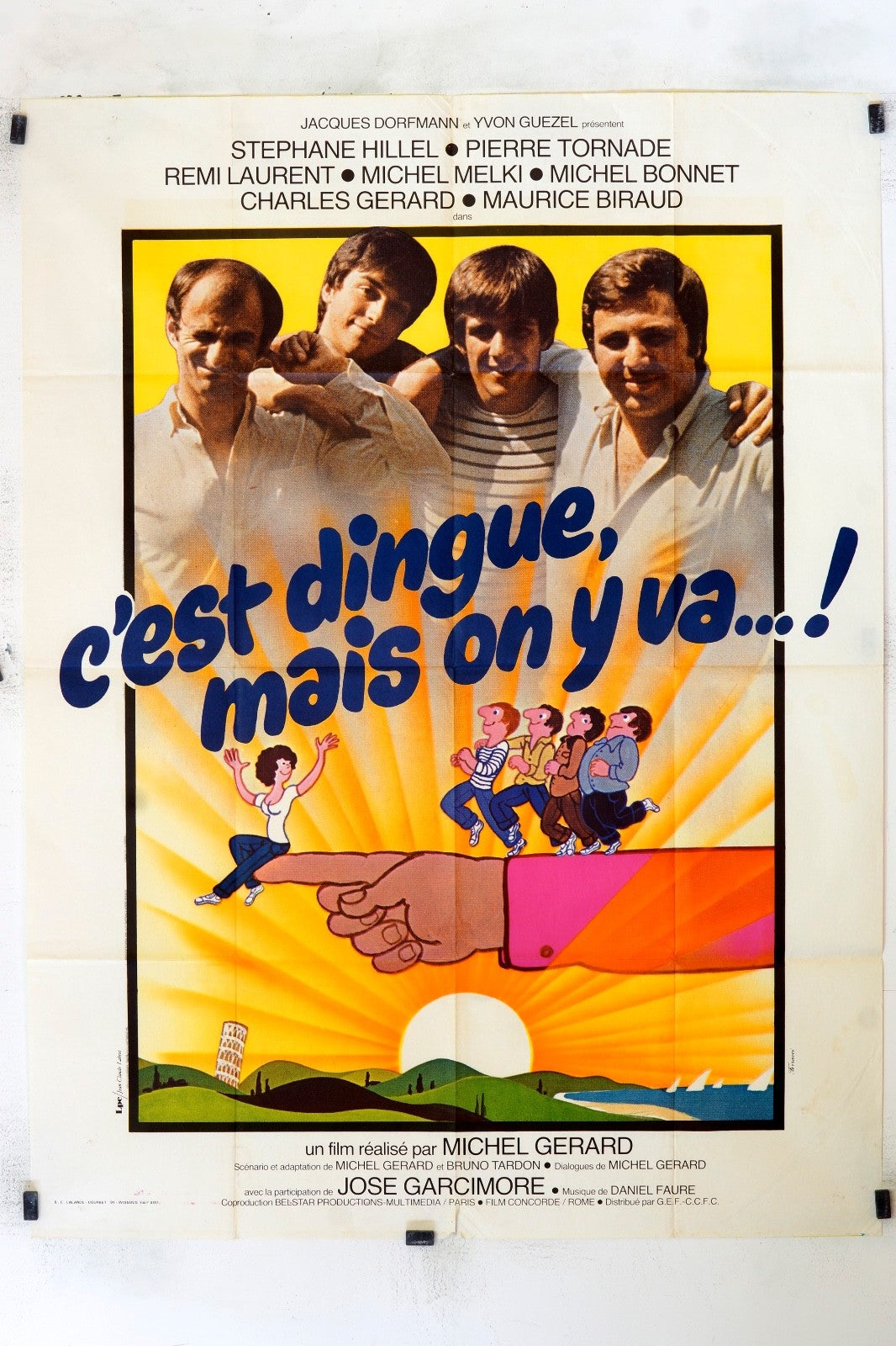 C’EST DINGUE MAIS ON Y VA… ! STEPHANE HILLEL MOVIE POSTER 120x160 STEPHANE HILLE