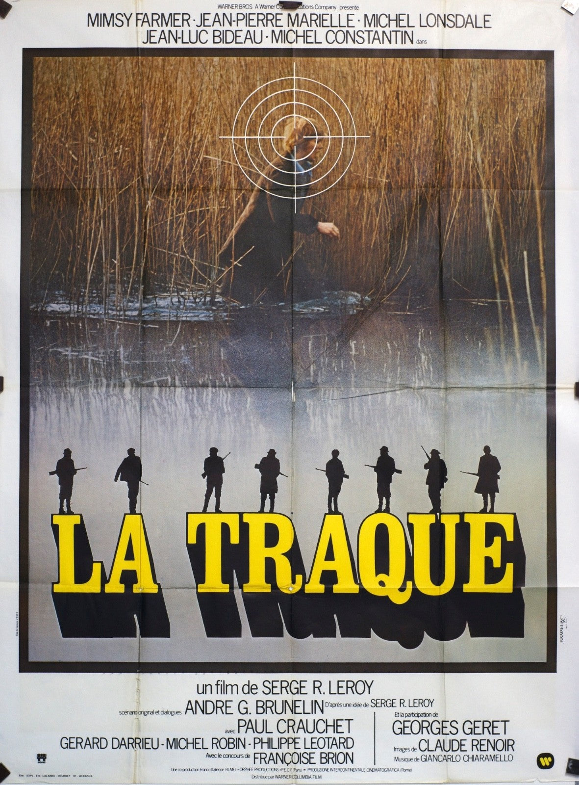 LA TRAQUE SERGE R.LEROY MOVIE POSTER ORIGINAL 120x160