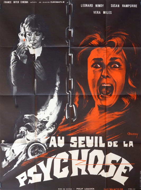 AU SEUIL DE LA PASYCHOSE MOVIE POSTER ORIGINAL 120x160 LEONARD NIMOY