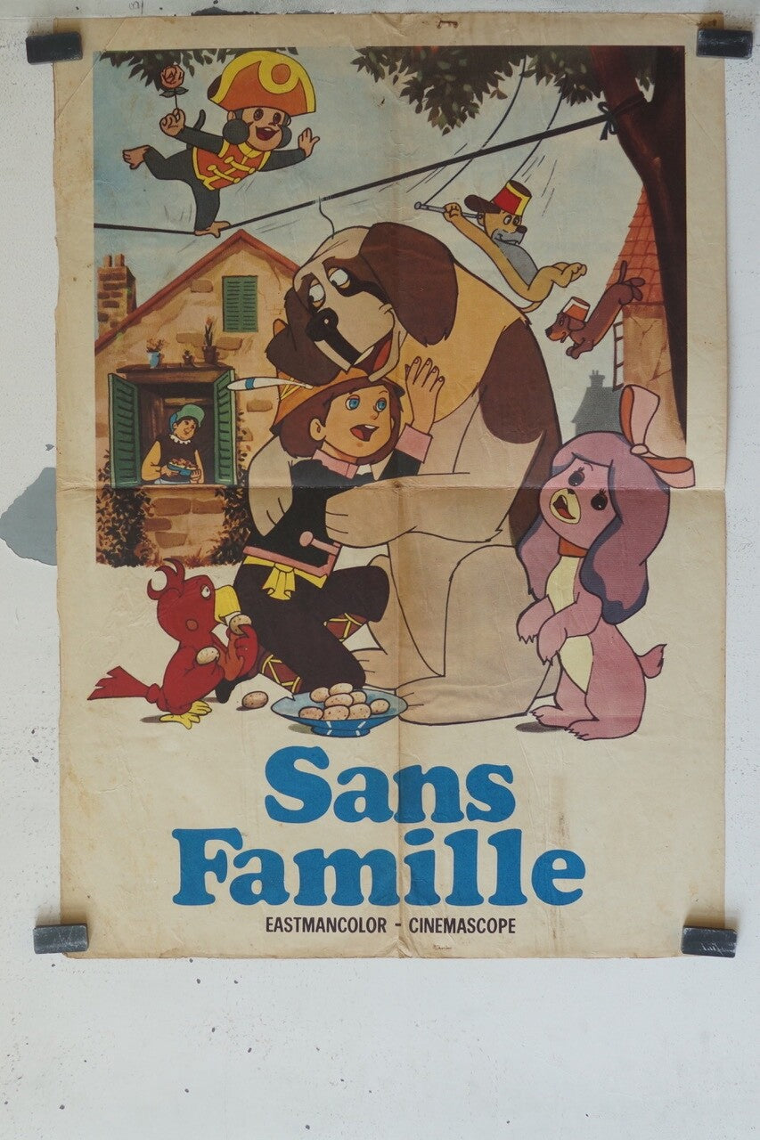SANS FAMILLE MOVIE POSTER ORIGINAL (60X80)