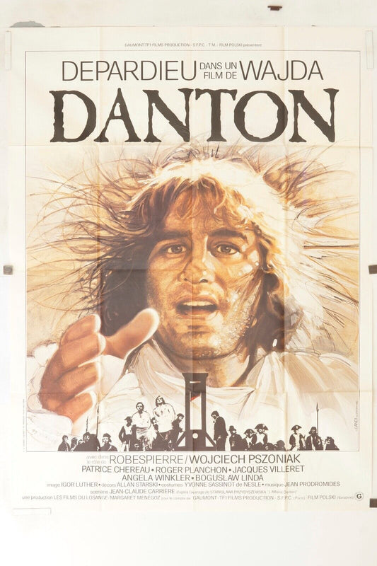 DANTON MOVIE POSTER ORIGINAL 120x160 GÉRAD DEPARDIEU