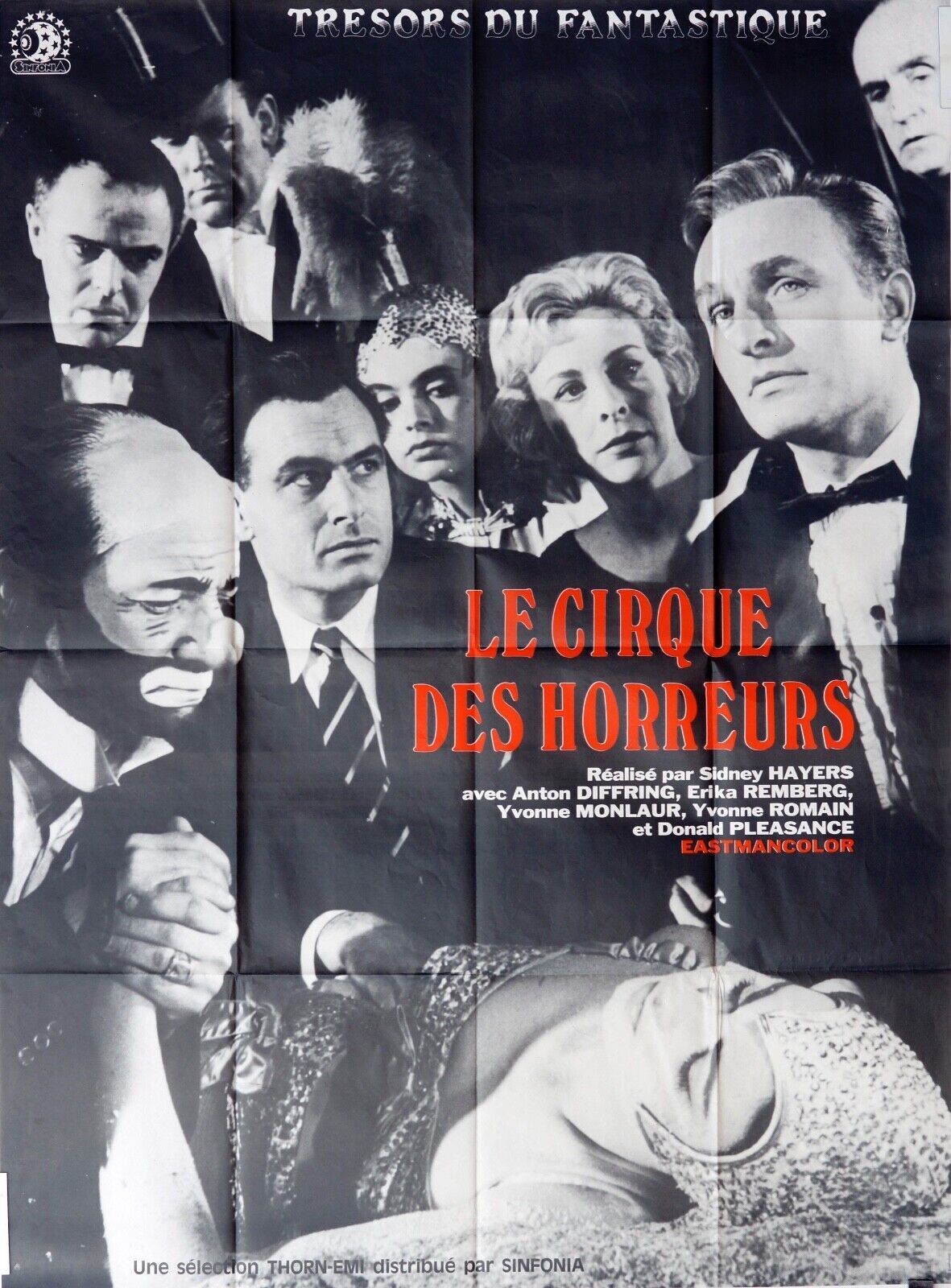 LE CIRQUE DES HORREURS (RESSORTIE) MOVIE POSTER ORIGINAL 120x160 ANTON DIFFRING