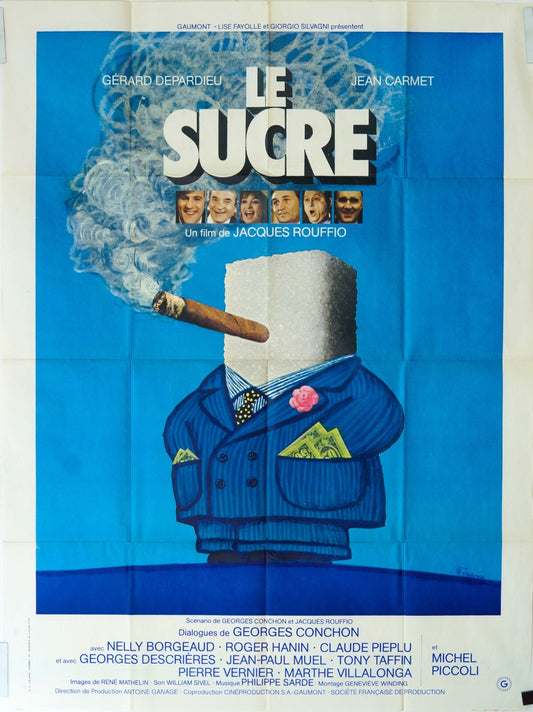 LE SUCRE ORIGINAL MOVIE POSTER 120x160 GERARD DEPARDIEU