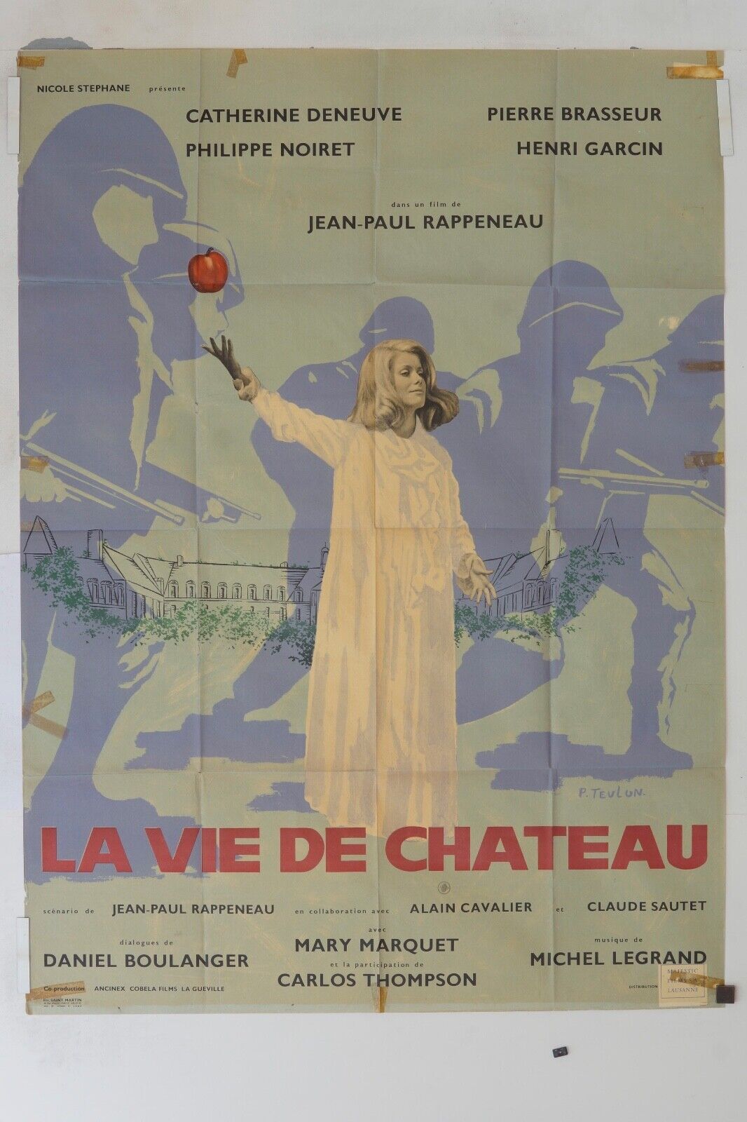 LA VIE DE CHATEAU ORIGINAL MOVIE POSTER 120x160 CATHERINE DENEUVE