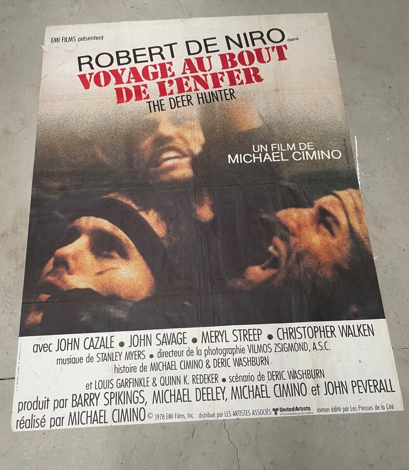 VOYAGE AU BOUT DE L’ENFER ORIGINAL 120x160 ROBERT DE NIRO