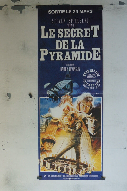 LE SECRET DE LA PYRAMIDE, MOVIE POSTER ORIGINAL 60x160,STEVEN SPIELBERG