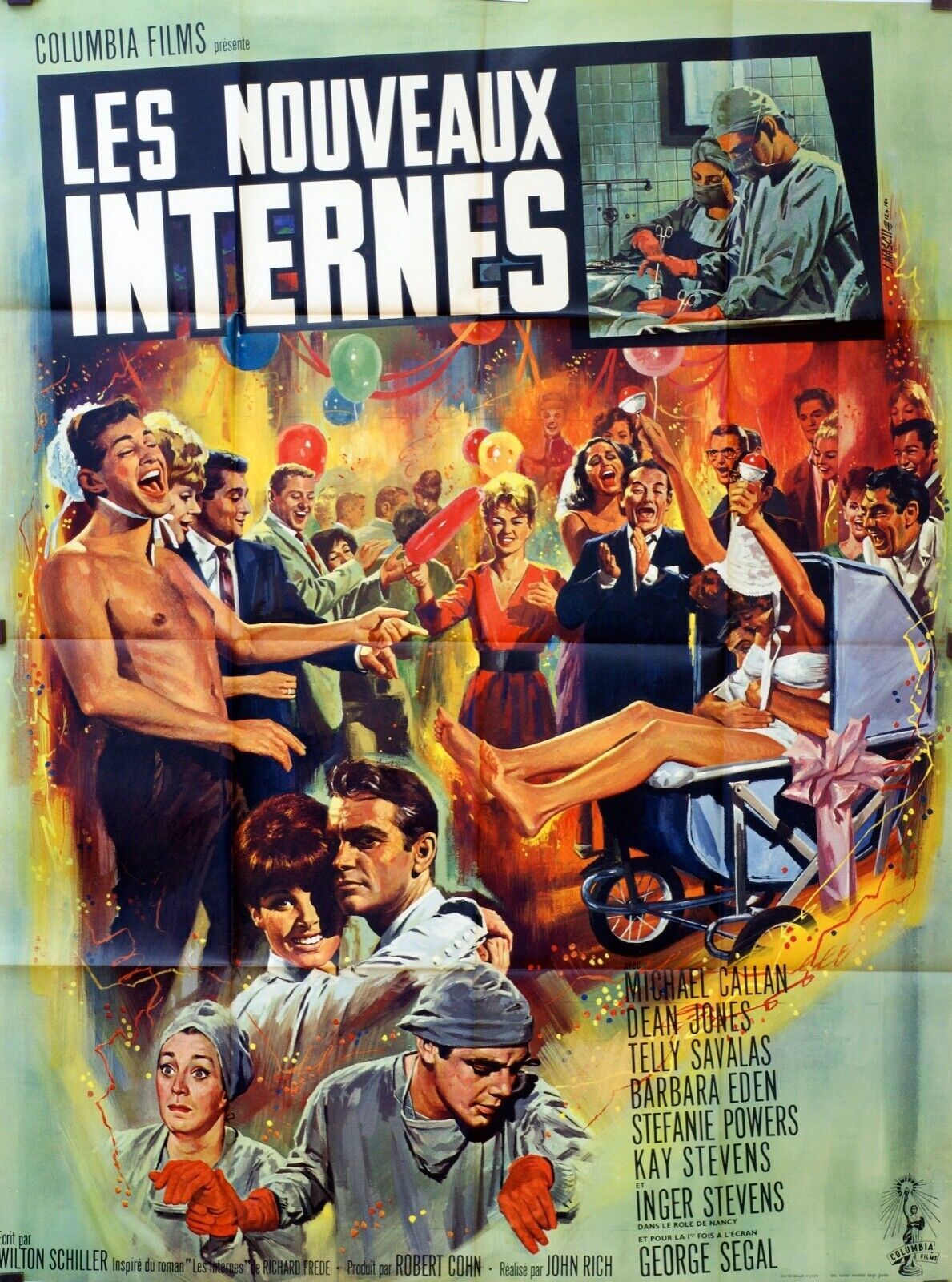 LES NOUVEAUX INTERNES ORIGINAL MOVIE POSTER 120x160 MICHAEL CALLAN