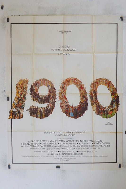 1900 BERNARD BERTOLUCCI POSTER ORIGINAL 120x160 BERNARD BERTOLUCCI